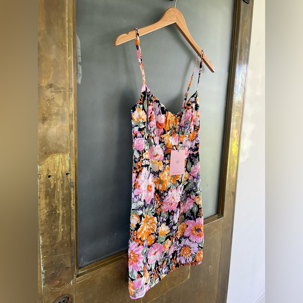 Hello Molly Friendly Banter Floral Mini Dress NWT – US 6 - Picture 4 of 9
